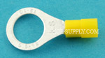 Yellow 12 - 10 Gauge Nylon 1/2" -32 Rings